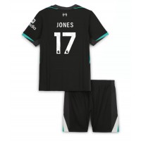 Maglia Calcio Liverpool Curtis Jones #17 Seconda Divisa Bambino 2024-25 Manica Corta (+ pantaloncini)